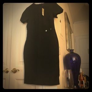 Banana Republic Side-Button Bi-Stretch Sheath